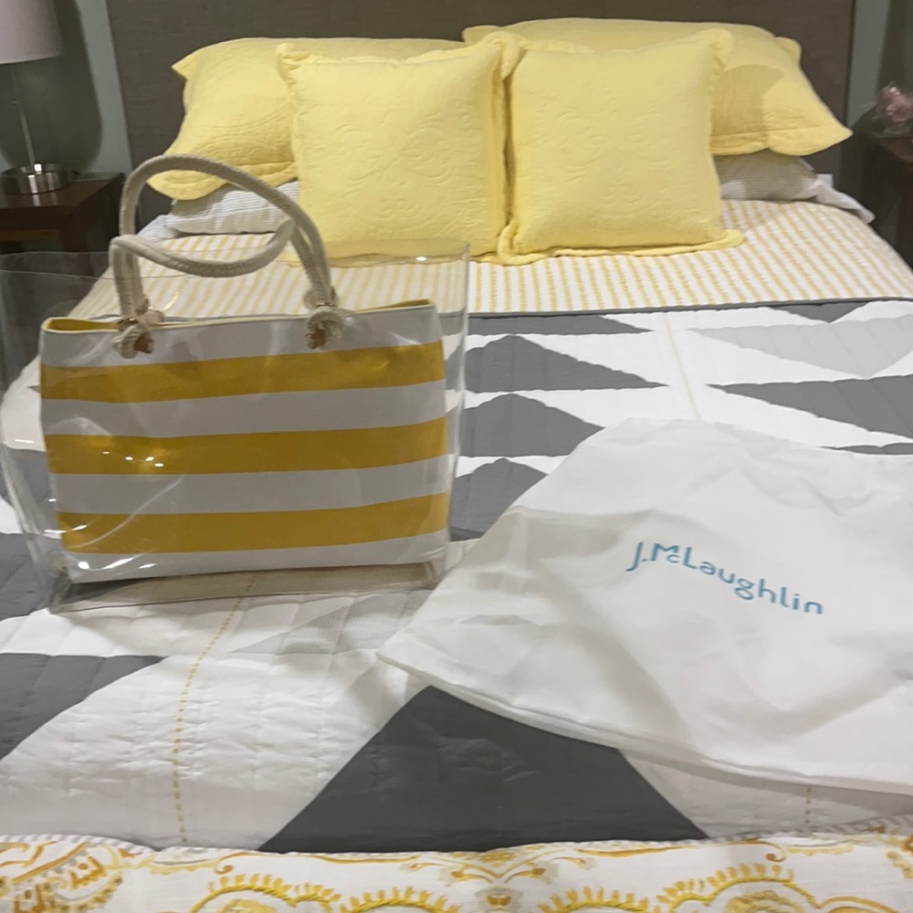 J. McLaughlin clear bag